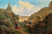 Jérusalem Vallée du Cédron kanssa Absalomin hauta - Paul Chardin — näkymä teoksesta