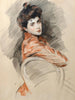 Portrait d'Elisabeth Van Beema - Paul César Helleu — näkymä teoksesta