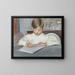 Le cours de dessin - Paul César Helleu — kehystetty taideteos seinällä