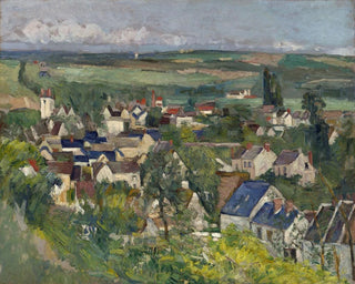 Vue panoramique d'Auvers - Paul Cézanne — näkymä teoksesta