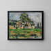Bords de la Marne - Paul Cézanne — kehystetty taideteos seinällä