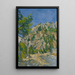 Rotkon pohja - Paul Cézanne — kehystetty taideteos seinällä