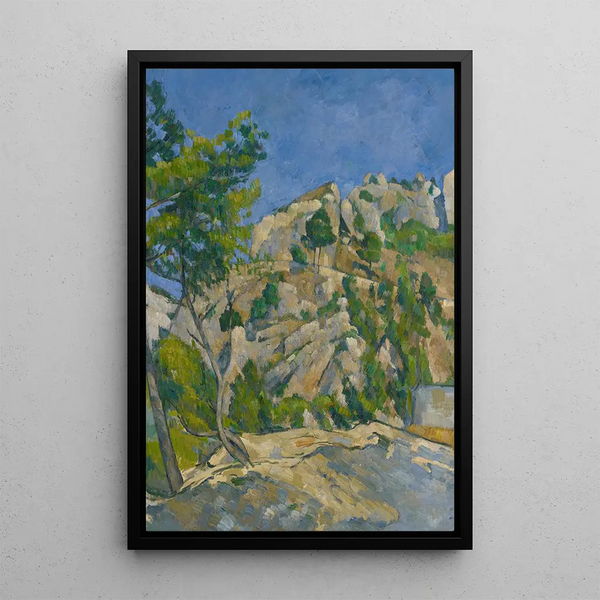 Rotkon pohja - Paul Cézanne — kehystetty taideteos seinällä