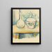 Carafe Et Bol - Paul Cézanne — kehystetty taideteos seinällä