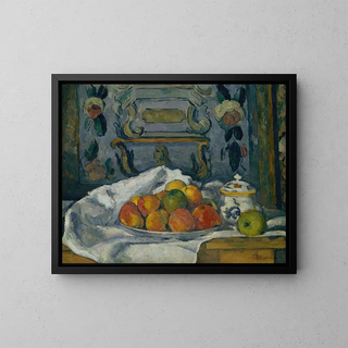 Omenalautanen - Paul Cézanne — kehystetty taideteos seinällä