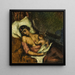 Nainen imettää lastaan - Paul Cézanne — kehystetty taideteos seinällä