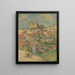 Gardanne - Paul Cézanne — kehystetty taideteos seinällä