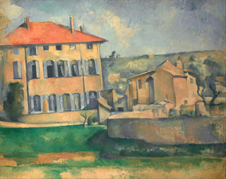 Maison à Aix - Paul Cézanne — näkymä teoksesta