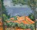 L'Estaque aux toits rouges - Paul Cézanne — näkymä teoksesta