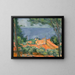L'Estaque aux toits rouges - Paul Cézanne — kehystetty taideteos seinällä