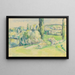 La côte du Jallais, Pontoise - Paul Cézanne — kehystetty taideteos seinällä