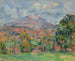 La Montagne Sainte-Victoire - Paul Cézanne — näkymä teoksesta