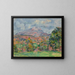 La Montagne Sainte-Victoire - Paul Cézanne — kehystetty taideteos seinällä