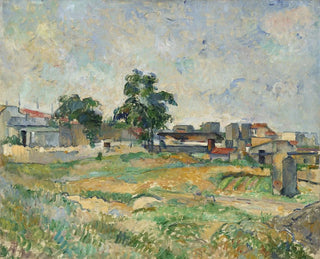 Maisema lähellä Pariisia - Paul Cézanne — näkymä teoksesta