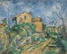 Maison Maria avec vue sur le Château Noir - Paul Cézanne — näkymä teoksesta
