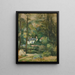 Maisons au Chou, Pontoise - Paul Cézanne — kehystetty taideteos seinällä