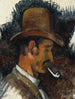 Homme avec une pipe - Paul Cézanne — näkymä teoksesta