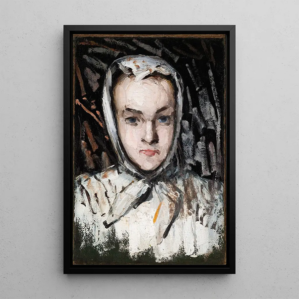 Marie Cézanne, taiteilijan sisar - Paul Cézanne — kehystetty taideteos seinällä