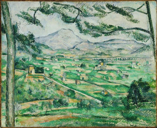 Mont Sainte-Victoire 2 - Paul Cézanne — näkymä teoksesta