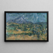 Mont Sainte-Victoire - Paul Cézanne — kehystetty taideteos seinällä