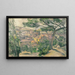 Aamuvalo Estaquen näköalasta auringossa - Paul Cézanne — kehystetty taideteos seinällä