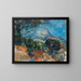 Mont Sainte-Victoire - Paul Cézanne — kehystetty taideteos seinällä