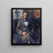 Portrait d'Ambroise Vollard - Paul Cézanne — kehystetty taideteos seinällä
