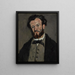 Portrait d'Anthony Valabrègue - Paul Cézanne — kehystetty taideteos seinällä