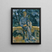 Portrait de paysan - Paul Cézanne — kehystetty taideteos seinällä