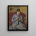 Portrait de la femme de l'artiste - Paul Cézanne — kehystetty taideteos seinällä
