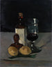 Nature morte avec bouteille en verre et citrons - Paul Cézanne — näkymä teoksesta