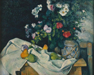 luonnonkuvasta kukilla ja hedelmillä - Paul Cézanne — näkymä teoksesta