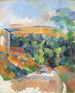 Le virage de la route - Paul Cézanne — näkymä teoksesta