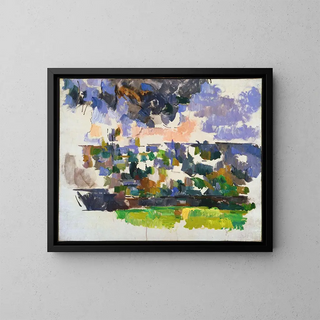 Le jardin aux Lauves - Paul Cézanne — kehystetty taideteos seinällä
