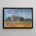 Bellevue-linnunpesän talo - Paul Cézanne — kehystetty taideteos seinällä