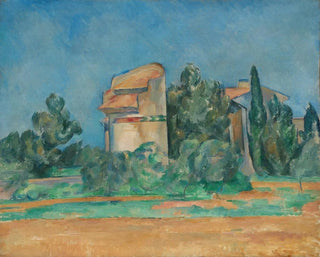 La tour des pigeons à Bellevue - Paul Cézanne — näkymä teoksesta