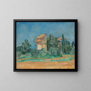 La tour des pigeons à Bellevue - Paul Cézanne — kehystetty taideteos seinällä