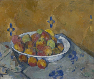 L'Assiette de pommes - Paul Cézanne — näkymä teoksesta