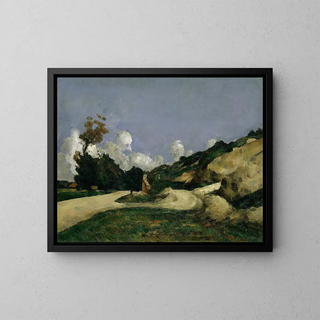 La Route - Paul Cézanne — kehystetty taideteos seinällä