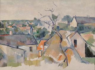 Kattoja - Paul Cézanne — näkymä teoksesta