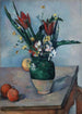 Tulppaanimaljakko - Paul Cézanne — näkymä teoksesta