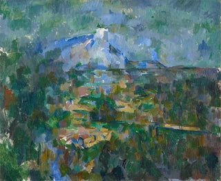 Vue du mont Sainte-Victoire depuis Les Lauves - Paul Cézanne — näkymä teoksesta