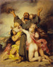 La Tentation de Saint Antoine - Paul Delaroche — näkymä teoksesta