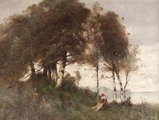 Paul Dsir Trouillebert - Paysage aux lavandires.webp