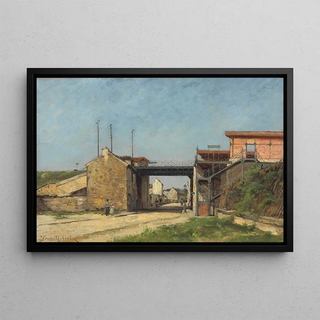 Paul Dsir Trouillebert - Relvement Du Chemin De Fer De Ceinture Station Du Bel Air Et Rue Montempoivre.webp