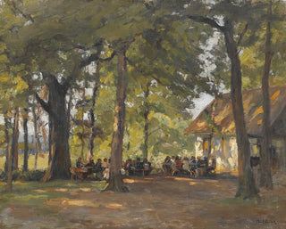 Paul Eduard Crodel - A Tavern in the Forest.webp