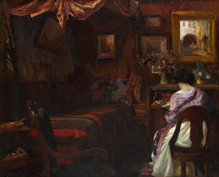 Paul Emile Lecomte - An intimate interior.webp