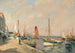 Bateaux au quai - Paul Émile Lecomte — näkymä teoksesta