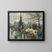 Vendeurs de fleurs au pont de la reine Louise à Copenhague - Paul Fischer — kehystetty taideteos seinällä