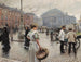 Kongens Nytorv avec Musse en train de faire des courses - Paul Fischer — näkymä teoksesta